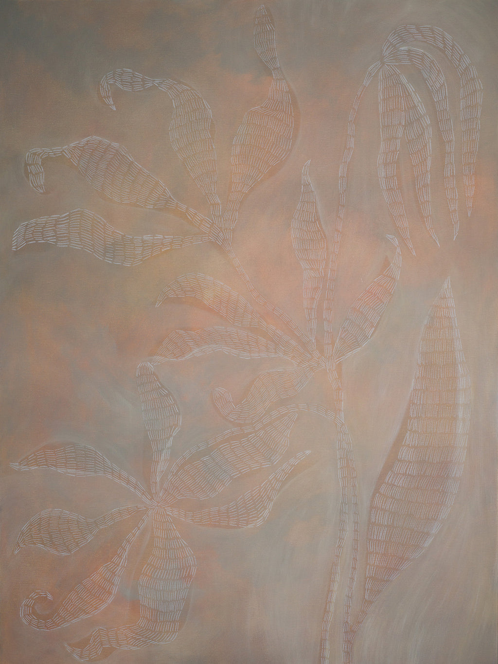 Artwork Meditations on Light 01 by artist Emily Loke explores luminosity as both atmosphere and inquiry: how much light can a form hold before it dissolves from view?