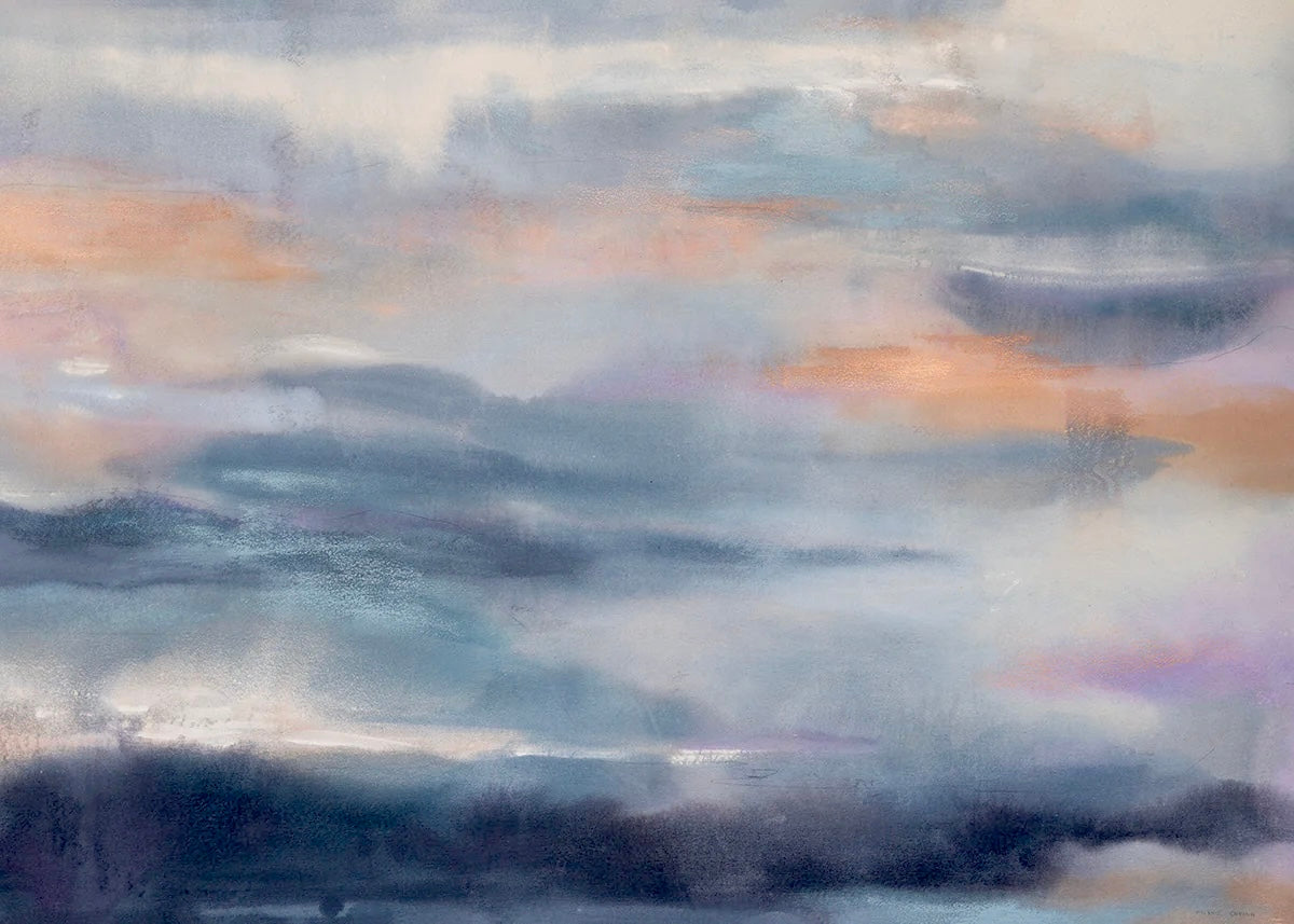 Print: Daydream No. 1 by Melanie Cheung, evoking the feeling of drifting into that in-between space where one is slipping into a dream, or about to fall asleep