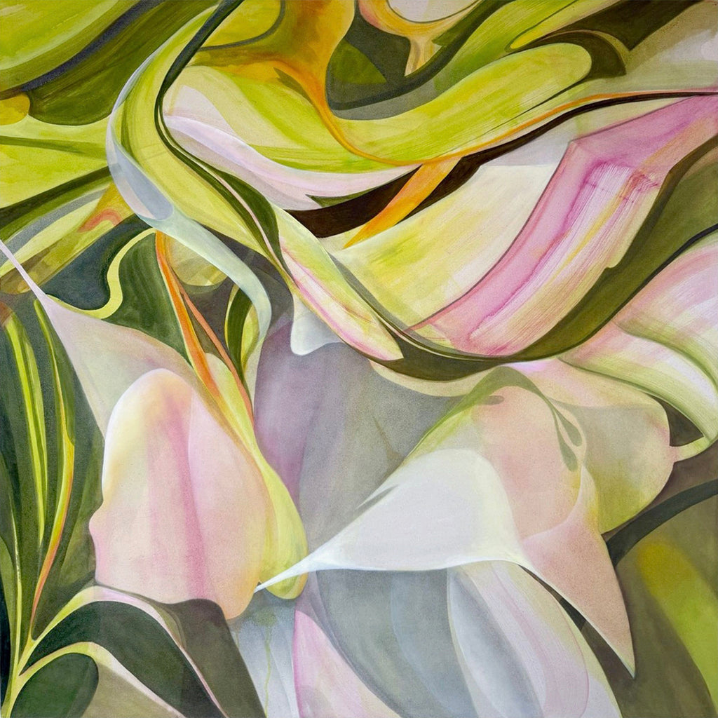 Print: Hush by Mya Naidoo, a meditation on stillness and presence.