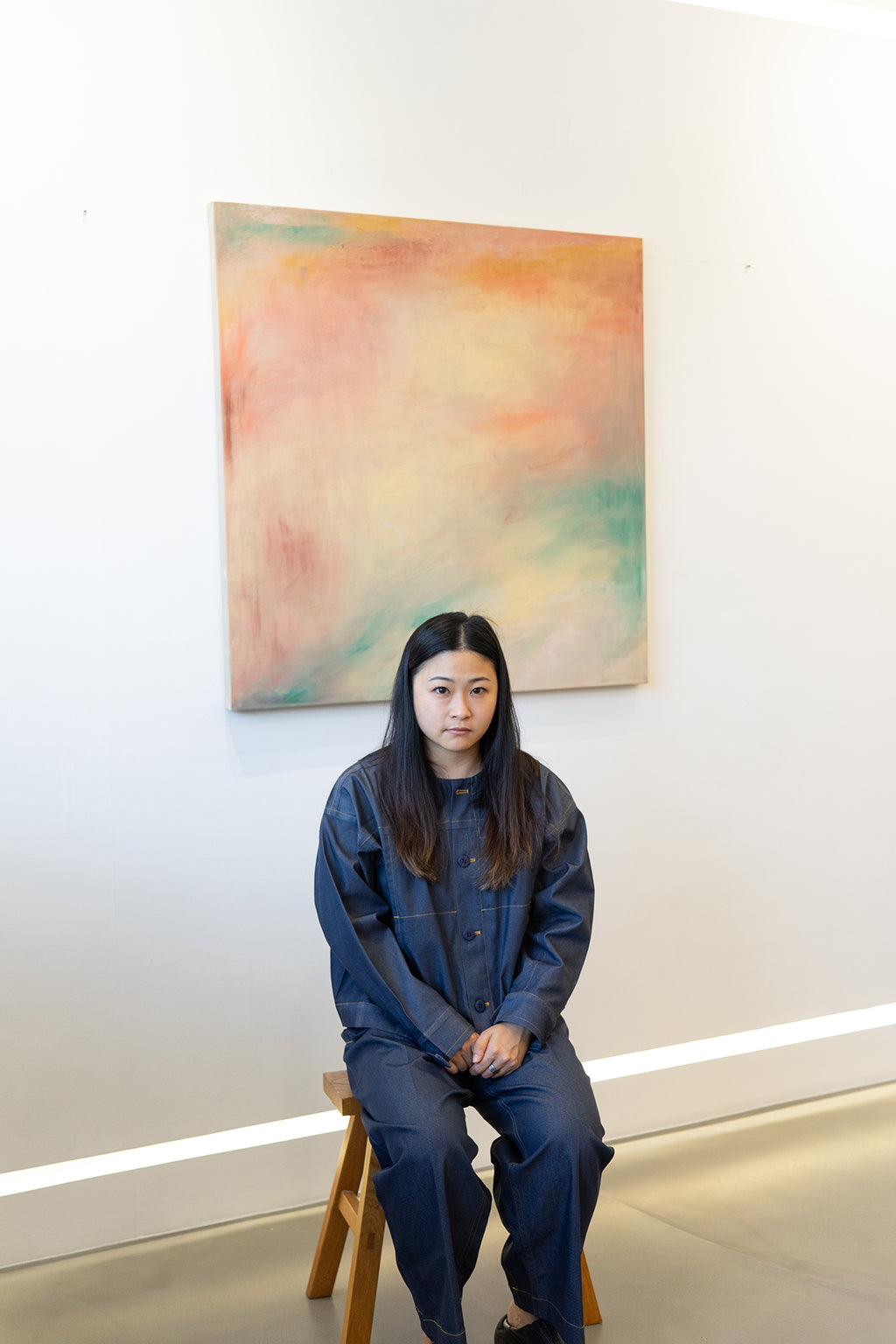 Artwork Dusk with artist Ketkarn Damrongwattanapokin, oil on canvas, inspired by a fleeting autumnal moment in Kyoto