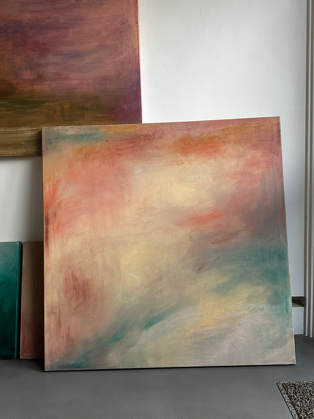 Dusk by Ketkarn Damrongwattanapokin, oil on canvas, inspired by a fleeting autumnal moment in Kyoto