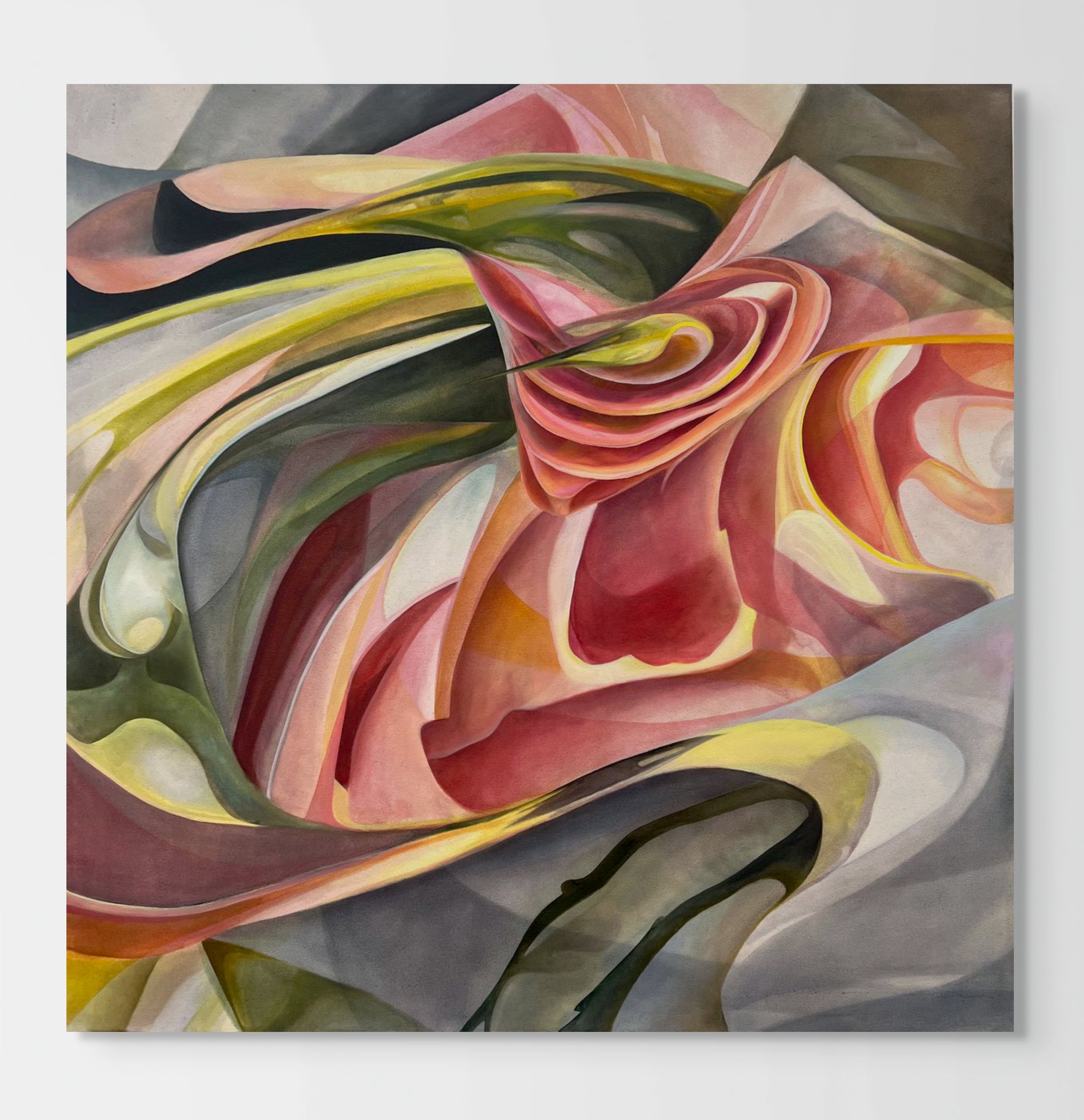 Original Artwork: A Gift to You by Mya Naidoo, oil on canvas, offering a glimpse into a love story, not romantic, but one rooted in deep, platonic connection