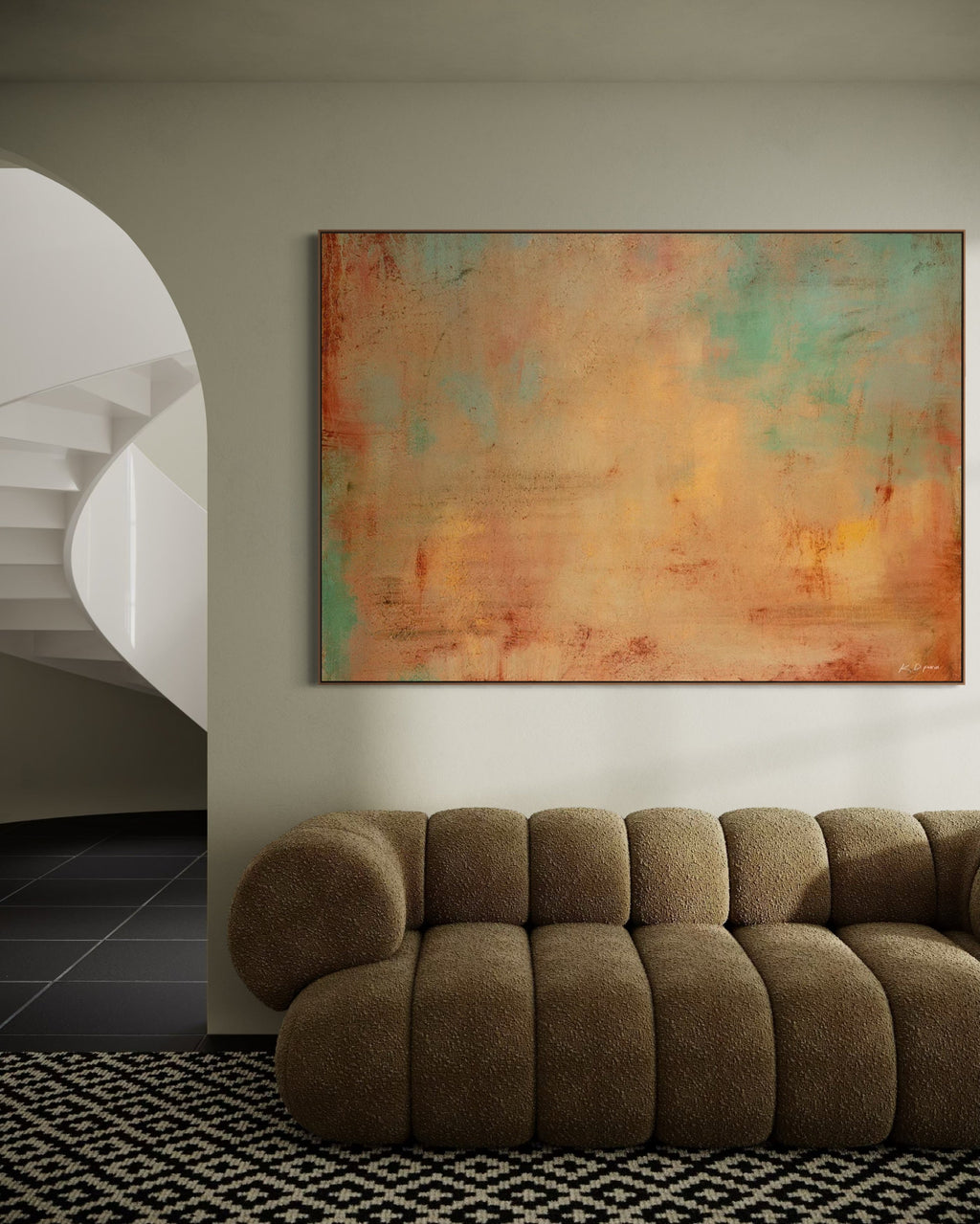 Print: Sahara by Ketkarn Damrongwattanapokin, evoking an emotional landscape of distance and vast openness