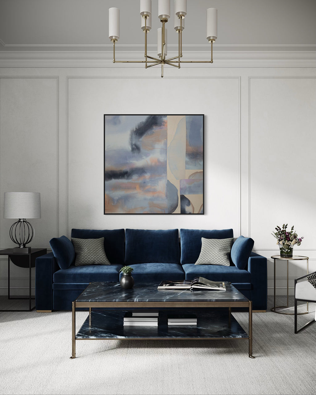 Print: Sleepwalking No. 1 by Melanie Cheung, exploring the space between waking and dreaming, delving into the subconscious where memories, thoughts, and emotions resurface in dream form