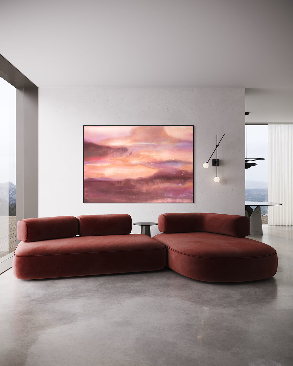 Unknowns No. 1 by Melanie Cheung, hinting at a landscape that feels familiar, even if we can't pinpoint why