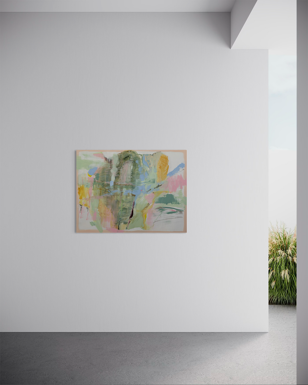 The Strata of Us 3 original artwork, acrylic, oil, graphite, wax pastel, and watercolour on canvas, by Chen Sands exploring joy and sweetness, and the hope and promise that remain, even in the midst of life’s bittersweet turns