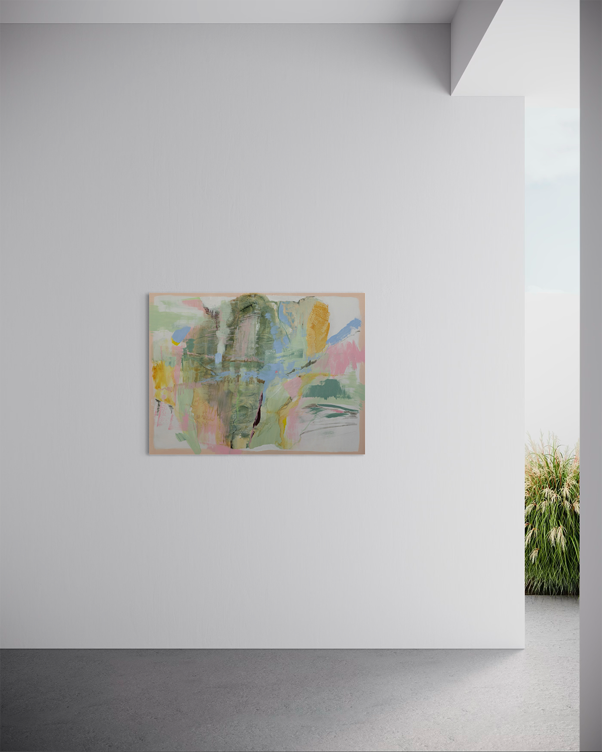 The Strata of Us 3 original artwork, acrylic, oil, graphite, wax pastel, and watercolour on canvas, by Chen Sands exploring joy and sweetness, and the hope and promise that remain, even in the midst of life’s bittersweet turns