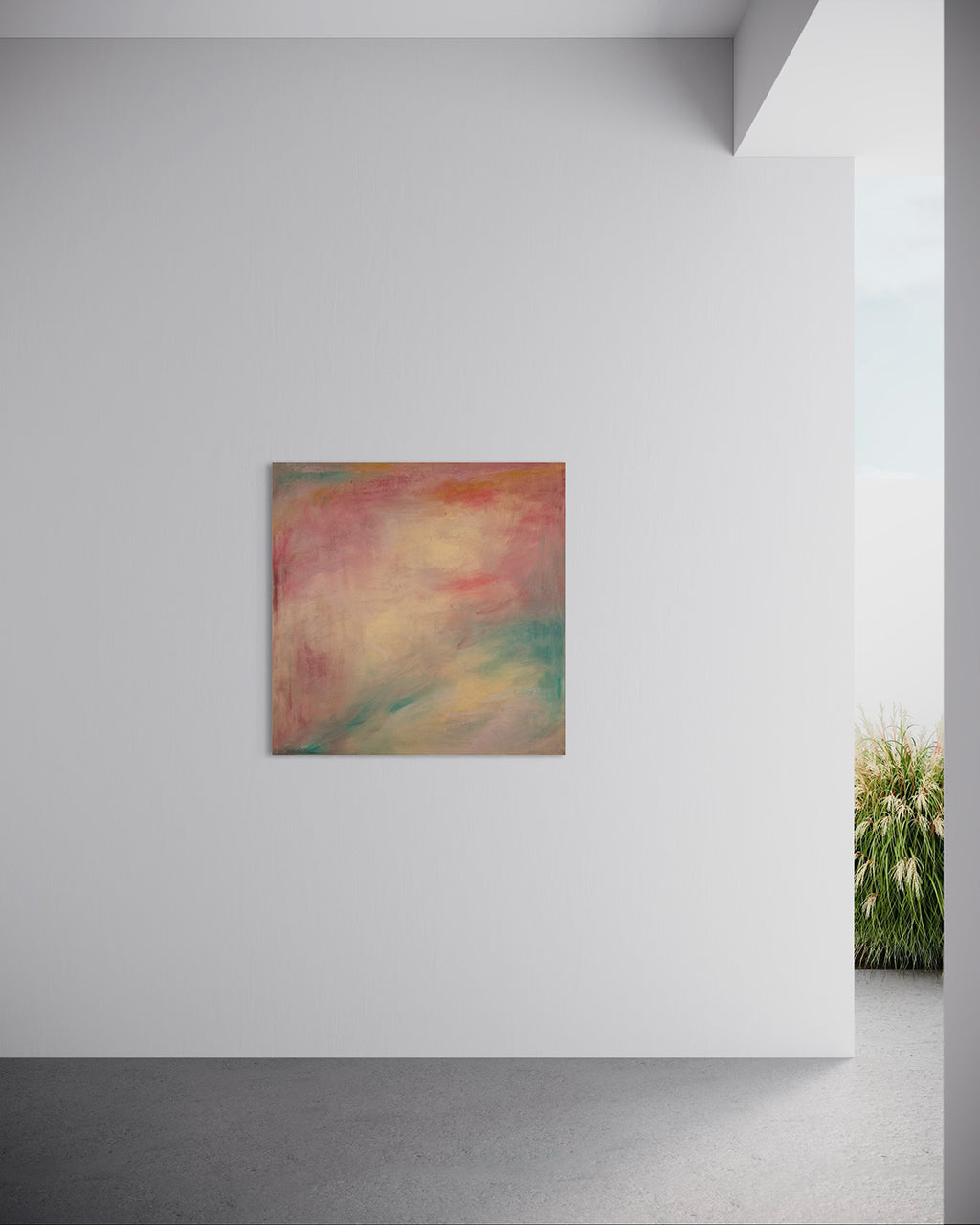 Dusk by Ketkarn Damrongwattanapokin, oil on canvas, inspired by a fleeting autumnal moment in Kyoto