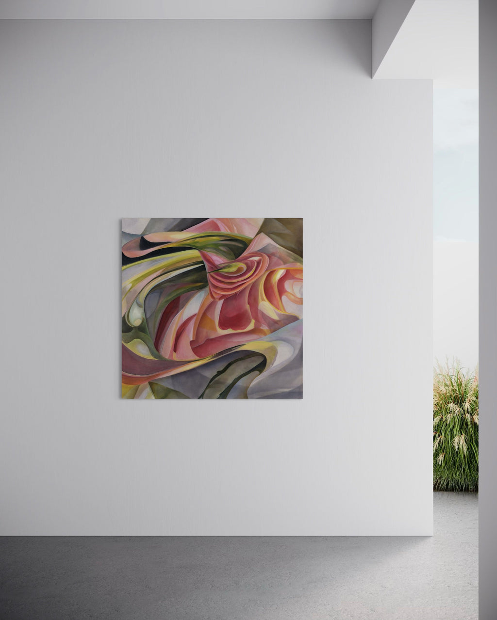 Original Artwork: A Gift to You by Mya Naidoo, oil on canvas, offering a glimpse into a love story, not romantic, but one rooted in deep, platonic connection