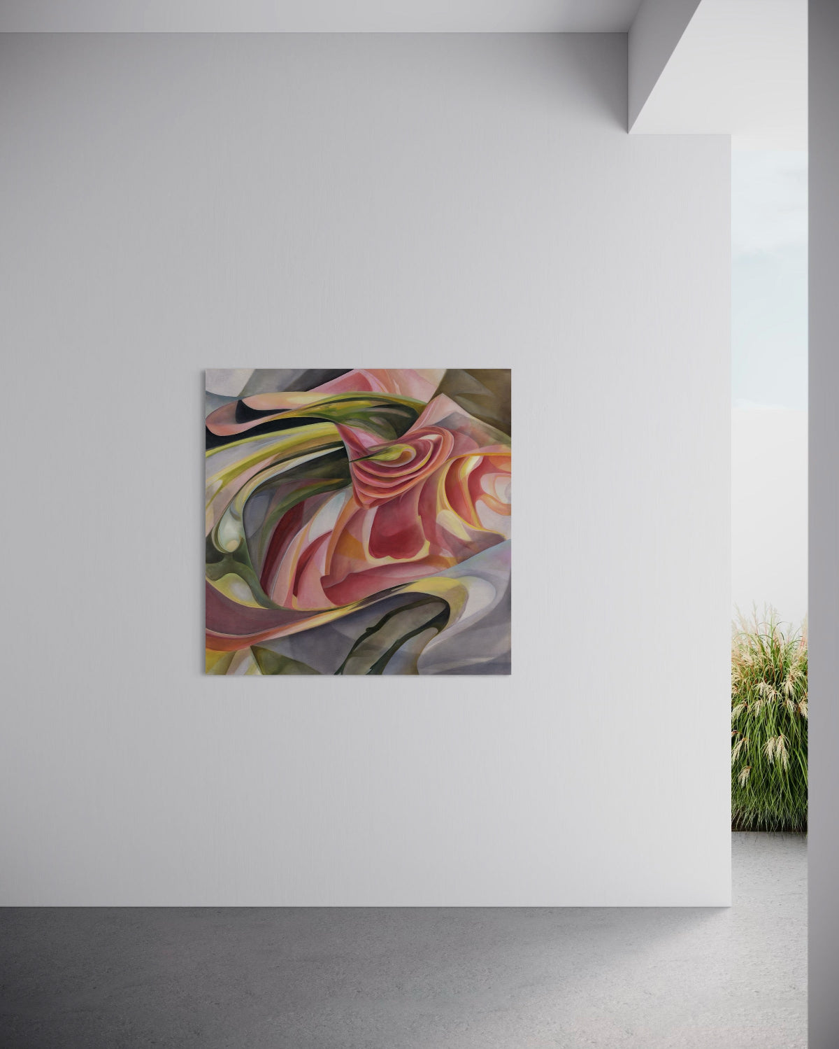 Original Artwork: A Gift to You by Mya Naidoo, oil on canvas, offering a glimpse into a love story, not romantic, but one rooted in deep, platonic connection