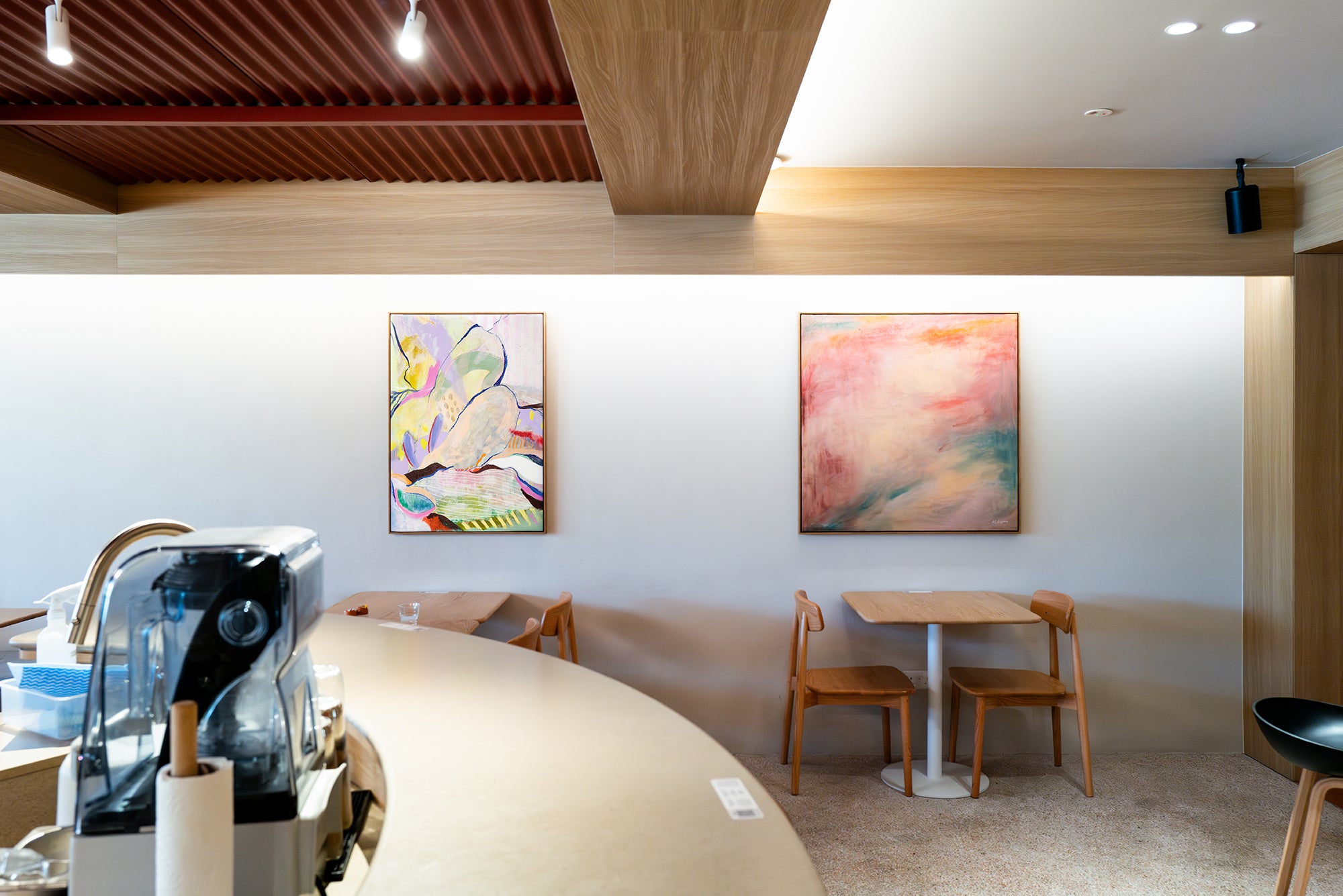 Hero Image: Long Distance by Chen Sands and Dusk by Ketkarn Damrongwattanapokin showcased at Plain Vanilla Serangoon Gardens