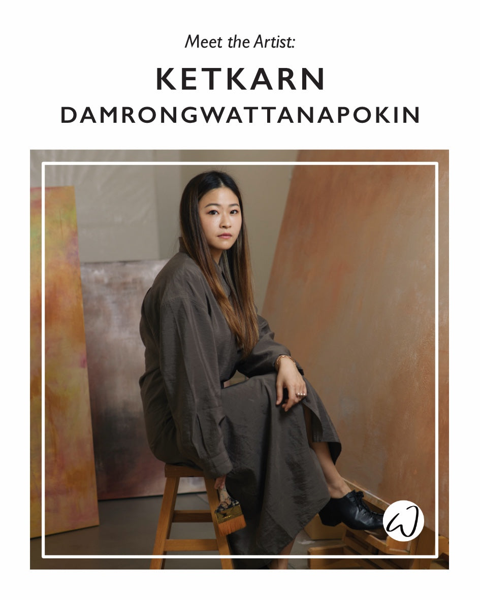 Meet the artist: Ketkarn Damrongwattanapokin is a Thai artist and designer whose work explores emotion through movement, colour, and abstraction.